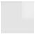 Coffee Table High Gloss White 102x55.5x52.5 cm Engineered Wood
