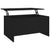 Coffee Table Black 80x55.5x41.5 cm Engineered Wood