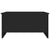 Coffee Table Black 80x55.5x41.5 cm Engineered Wood