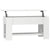 Coffee Table White 101x49x52 cm Engineered Wood
