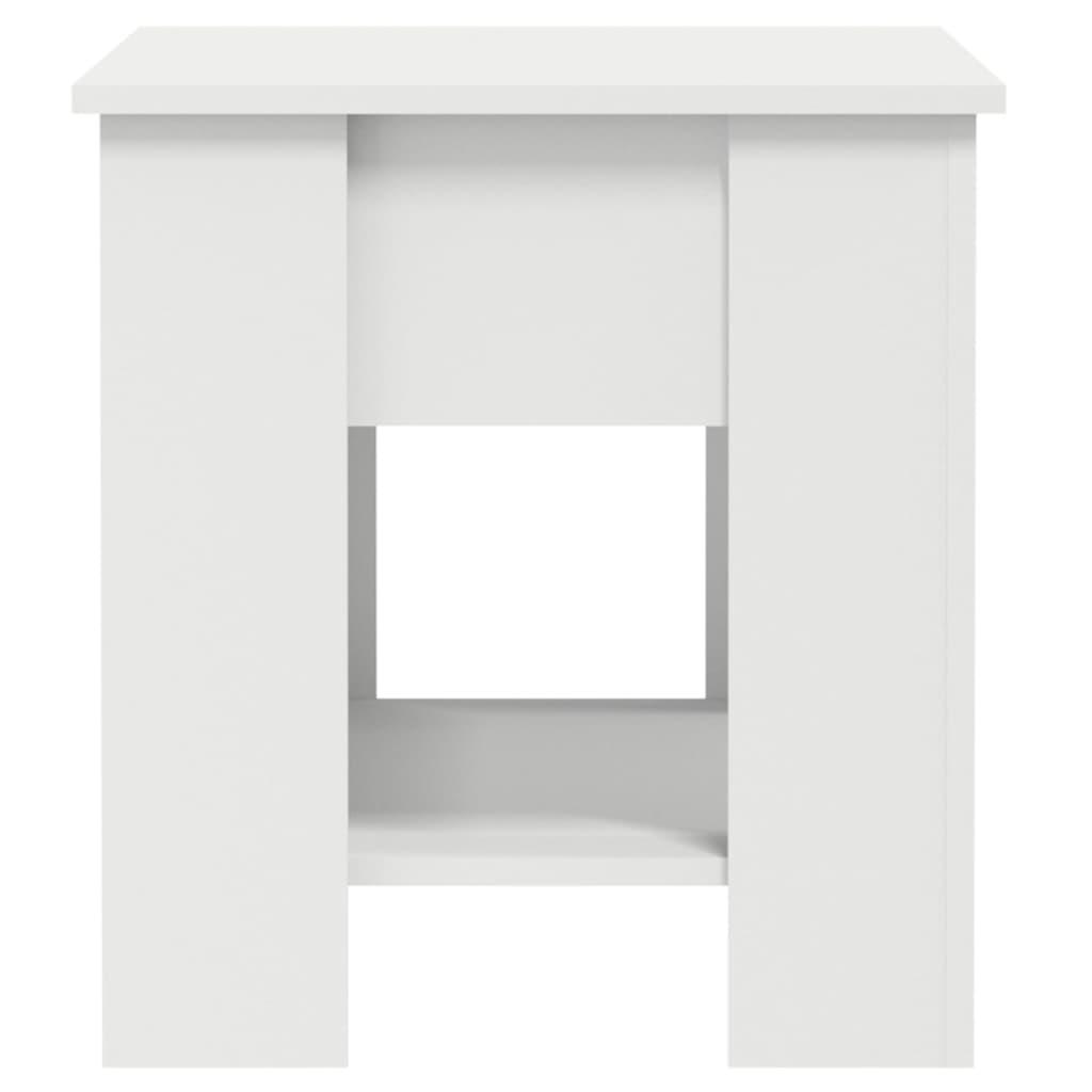 Coffee Table White 101x49x52 cm Engineered Wood