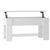 Coffee Table High Gloss White 101x49x52 cm Engineered Wood