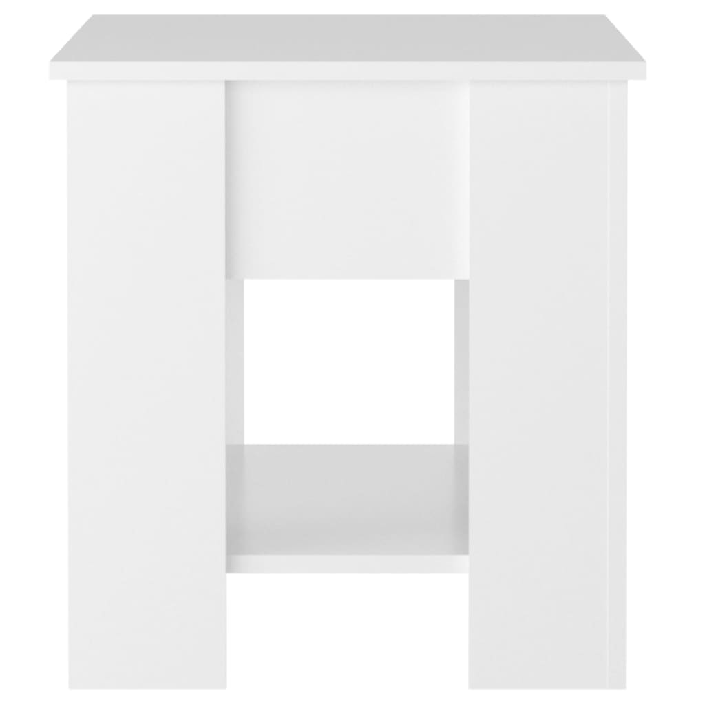 Coffee Table High Gloss White 101x49x52 cm Engineered Wood