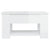 Coffee Table High Gloss White 79x49x41 cm Engineered Wood