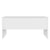 Coffee Table White 102x50.5x46.5 cm Engineered Wood