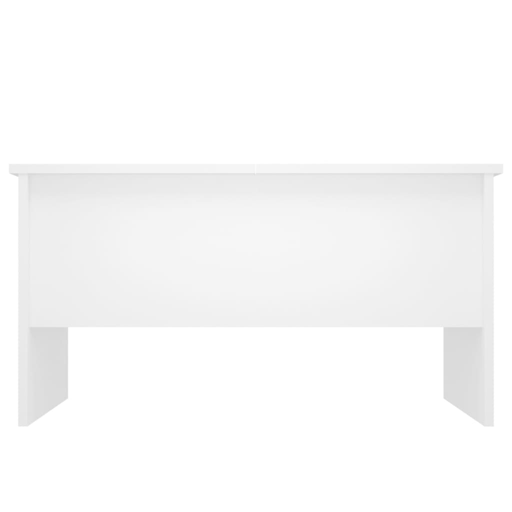 Coffee Table White 80x50x42.5 cm Engineered Wood