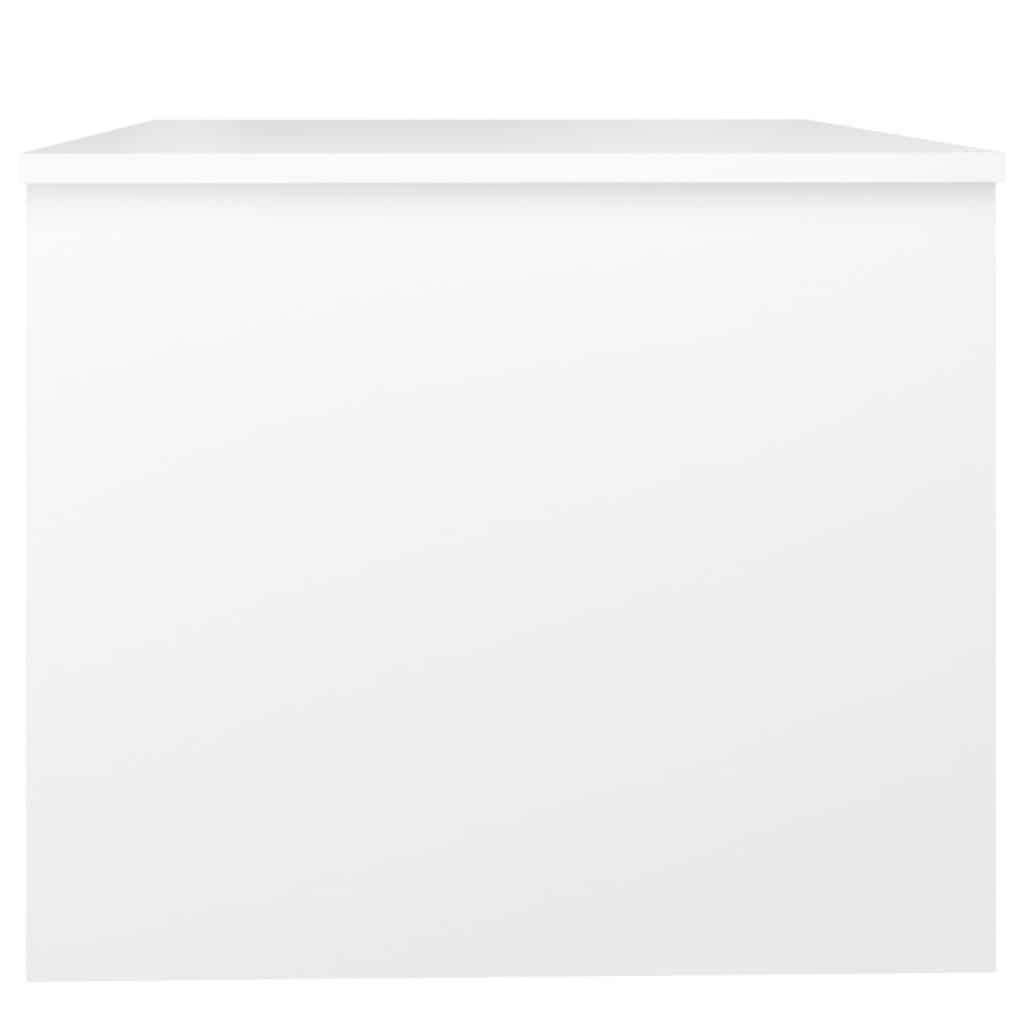 Coffee Table White 80x50x42.5 cm Engineered Wood