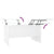 Coffee Table White 80x50x42.5 cm Engineered Wood
