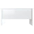 Coffee Table High Gloss White 80x50x42.5 cm Engineered Wood