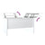 Coffee Table High Gloss White 80x50x42.5 cm Engineered Wood