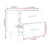 Bed Cabinets 2 pcs High Gloss White 40x35x47.5 cm