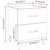 Bedside Cabinets 2 pcs High Gloss White 40x35x47.5 cm