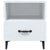Bedside Cabinets 2 pcs High Gloss White Engineered Wood