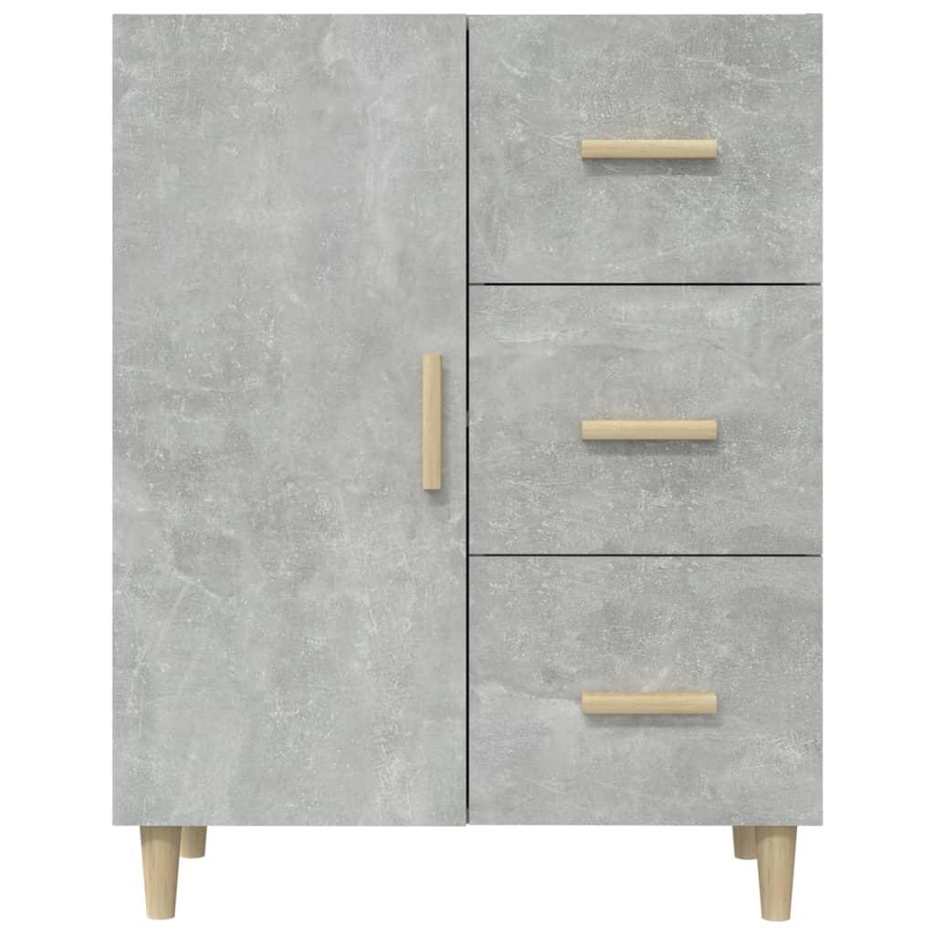 Sideboard Concrete Grey 69.5x34x90 cm Engineered Wood
