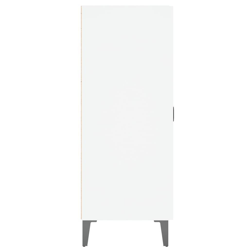 Sideboard White 69.5x34x90 cm Engineered Wood