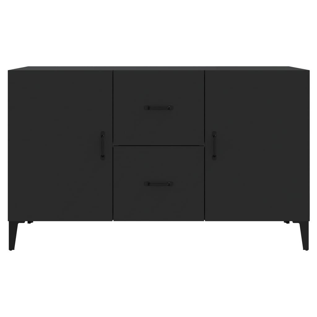 Sideboard Black 100x36x60 cm Engineered Wood