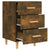 Bedside Cabinet Smoked Oak 40x40x66 cm Engineered Wood