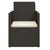 3 Piece Outdoor Sofa Set with Cushions Black Poly Rattan