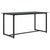 4 Piece Garden Lounge Set with Cushions Black Poly Rattan