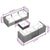 7 Piece Garden Lounge Set with Cushions Poly Rattan Grey