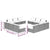 12 Piece Garden Lounge Set with Cushions Poly Rattan Black