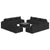 13 Piece Garden Lounge Set with Cushions Poly Rattan Black
