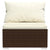 12 Piece Garden Lounge Set with Cushions Poly Rattan Brown