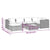 7 Piece Garden Lounge Set with Cushions Poly Rattan Grey