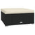 11 Piece Garden Lounge Set with Cushions Black Poly Rattan