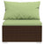 12 Piece Garden Lounge Set with Cushions Brown Poly Rattan