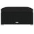 13 Piece Garden Lounge Set with Cushions Black Poly Rattan