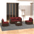 5 Piece Garden Lounge Set with Cushions Poly Rattan Brown