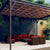 9 Piece Garden Lounge Set with Cushions Poly Rattan Brown