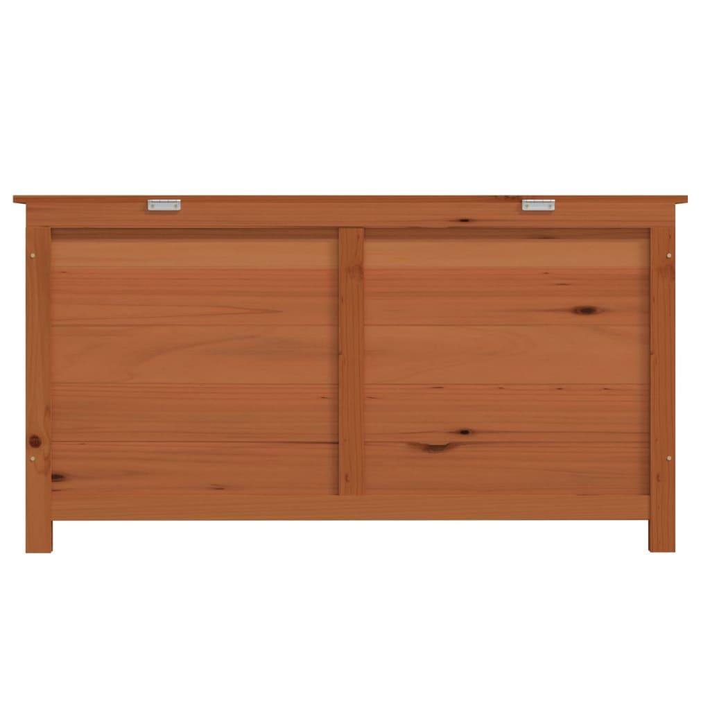 Outdoor Cushion Box Brown 100x50x56 cm Solid Wood Fir