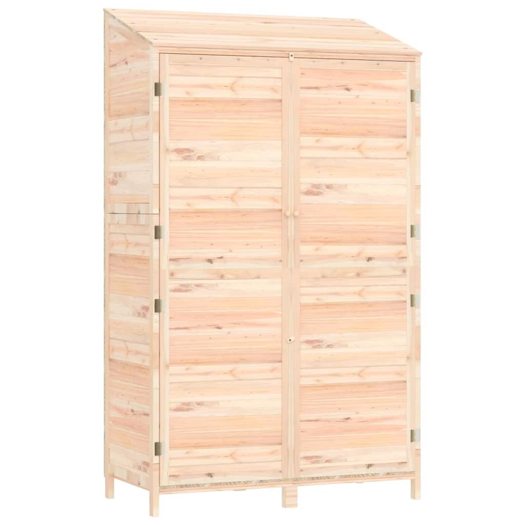 Garden Shed 102x52x174.5 cm Solid Wood Fir