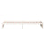 Bed Frame without Mattress White Solid Wood 90x190 cm