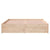 Bed Frame without Mattress Solid Wood 135x190 cm