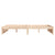 Bed Frame without Mattress Solid Wood 135x190 cm