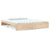 Bed Frame without Mattress Solid Wood 183x203 cm King