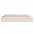 Bed Frame without Mattress White Solid Wood 183x203 cm King