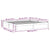 Bed Frame without Mattress White Solid Wood 183x203 cm King