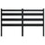 Bed Headboard Black 141 cm Solid Wood Pine