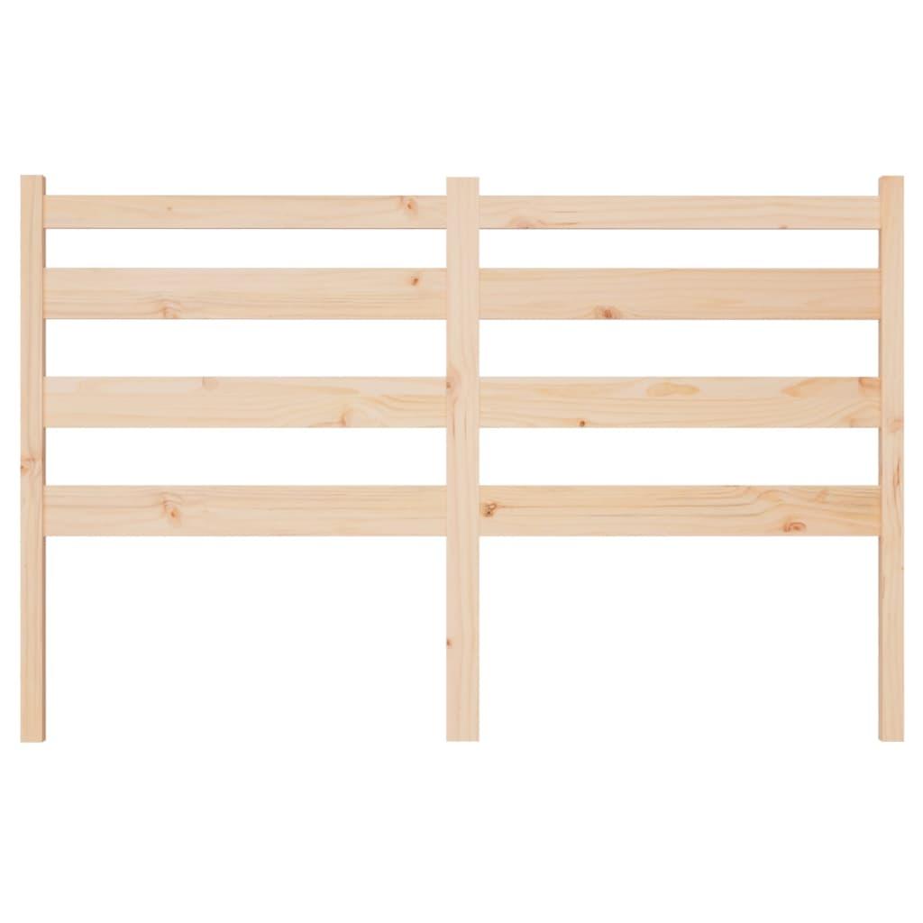 Bed Headboard 186x4x100 cm Solid Wood Pine