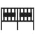 Bed Headboard Black 140.5 cm Solid Wood Pine
