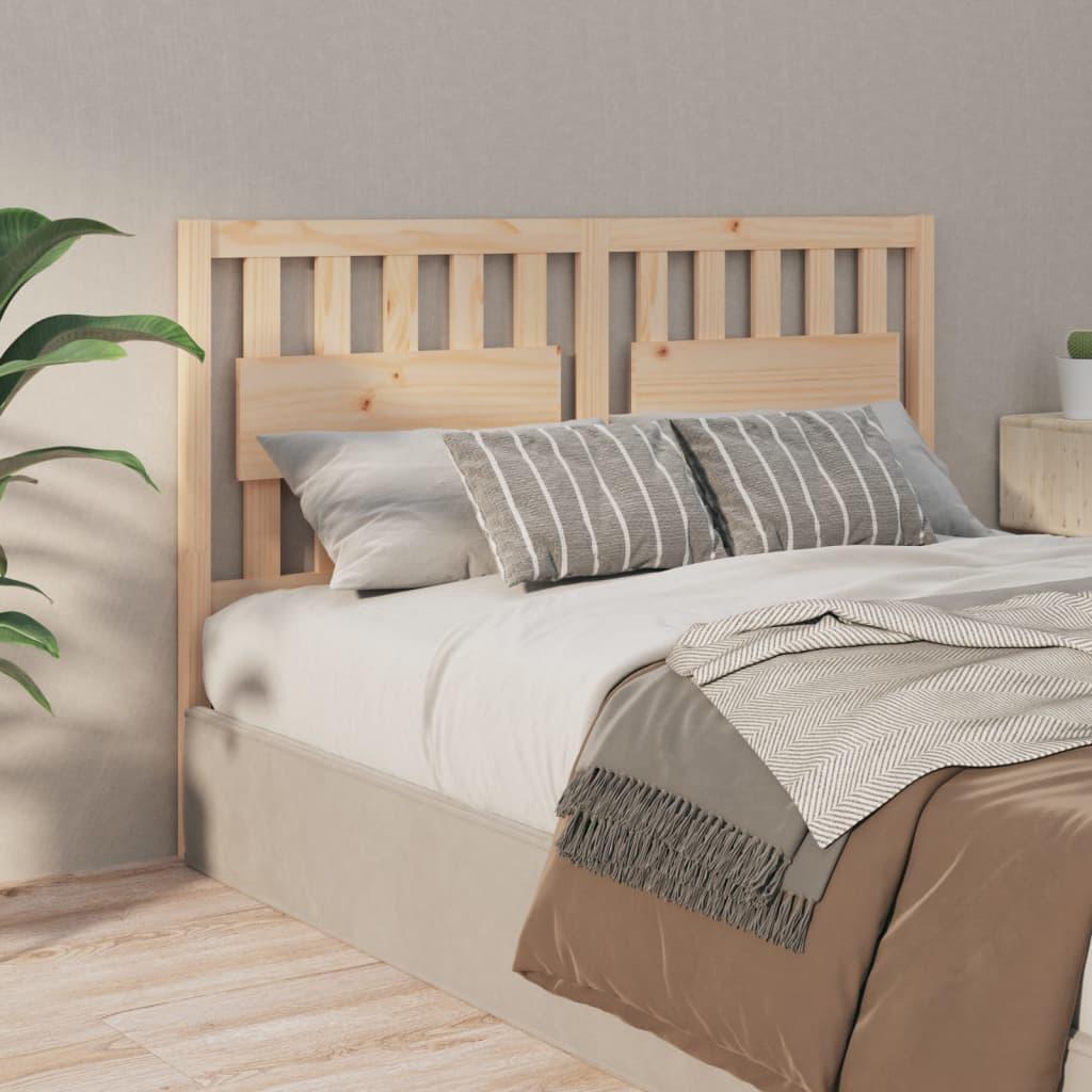 Bed Headboard 155.5x4x100 cm Solid Wood Pine
