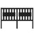 Bed Headboard Black 155.5 cm Solid Wood Pine
