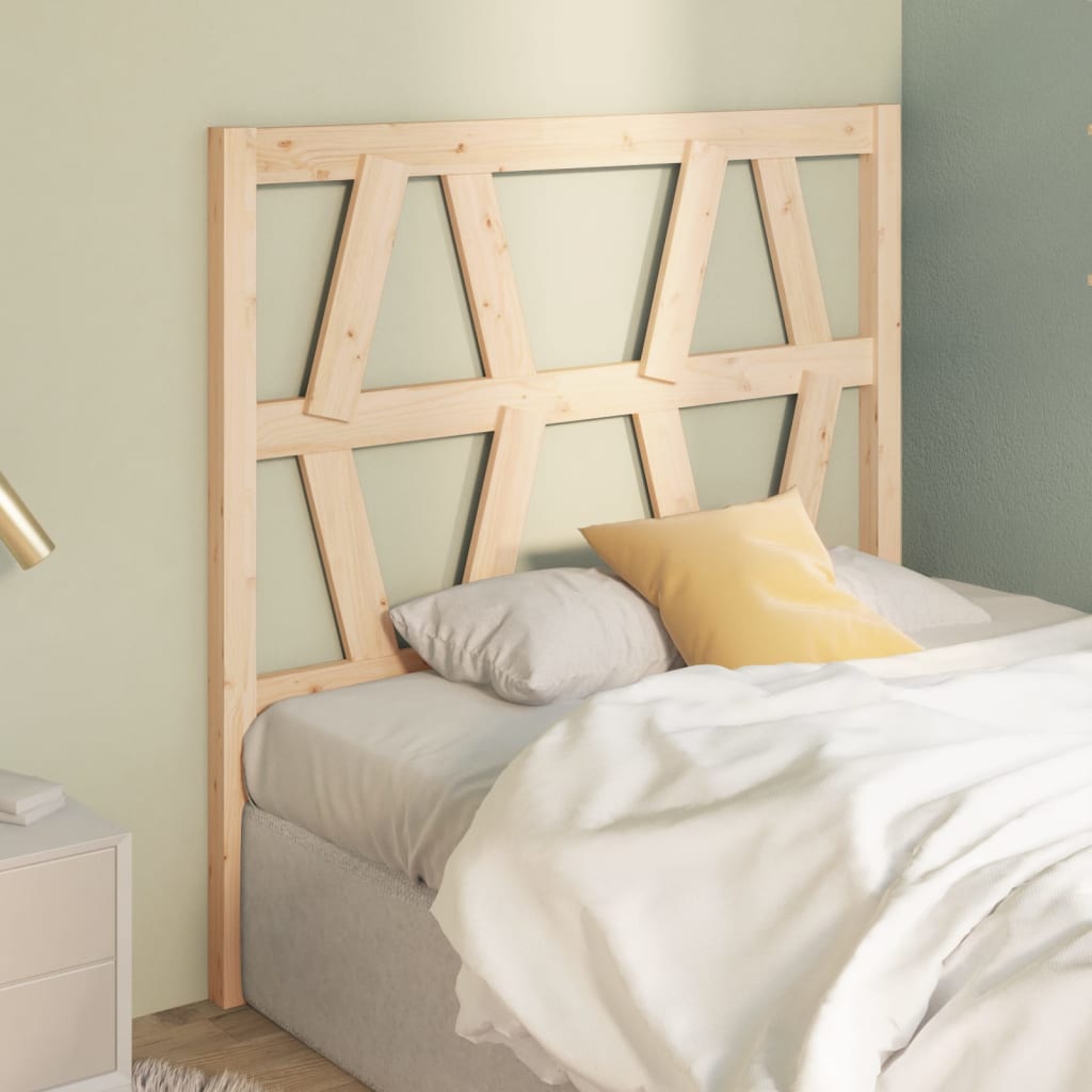 Bed Headboard 96 cm Solid Wood Pine
