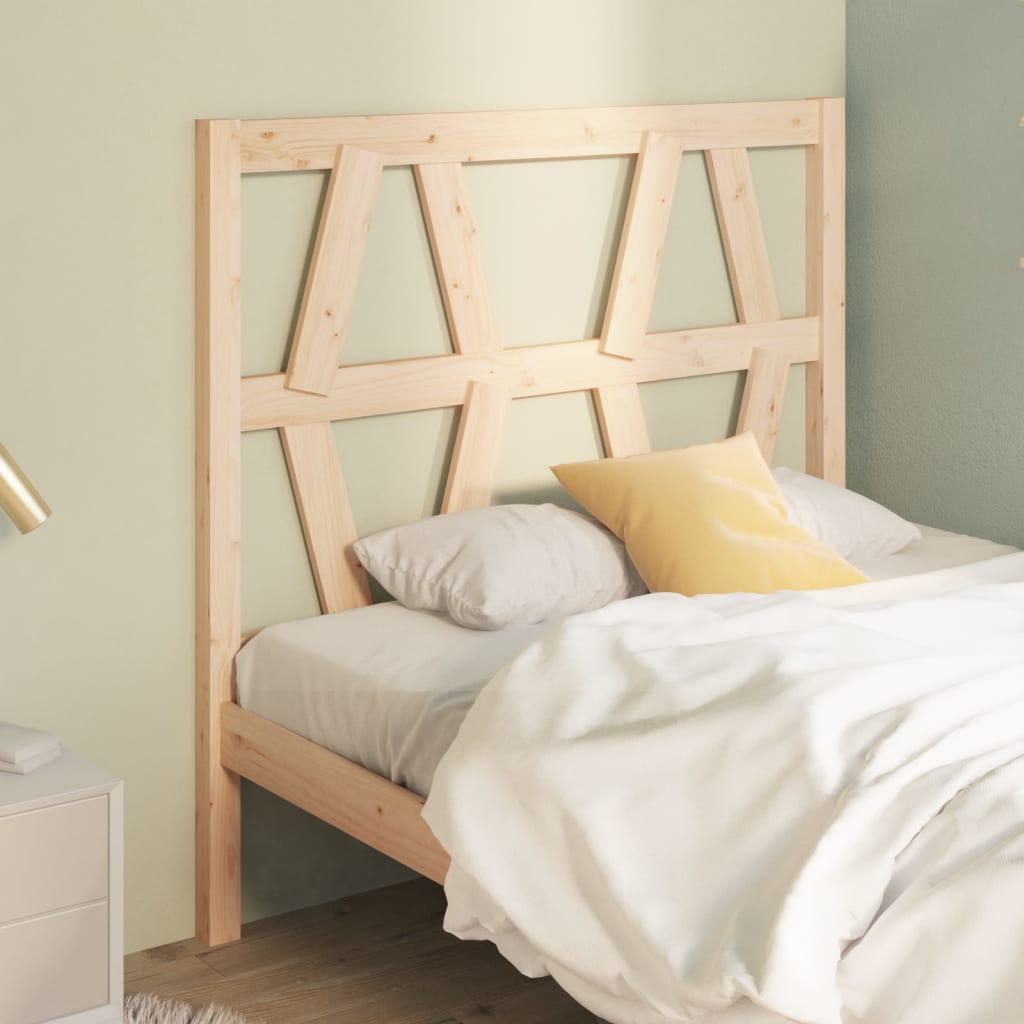 Bed Headboard 96 cm Solid Wood Pine
