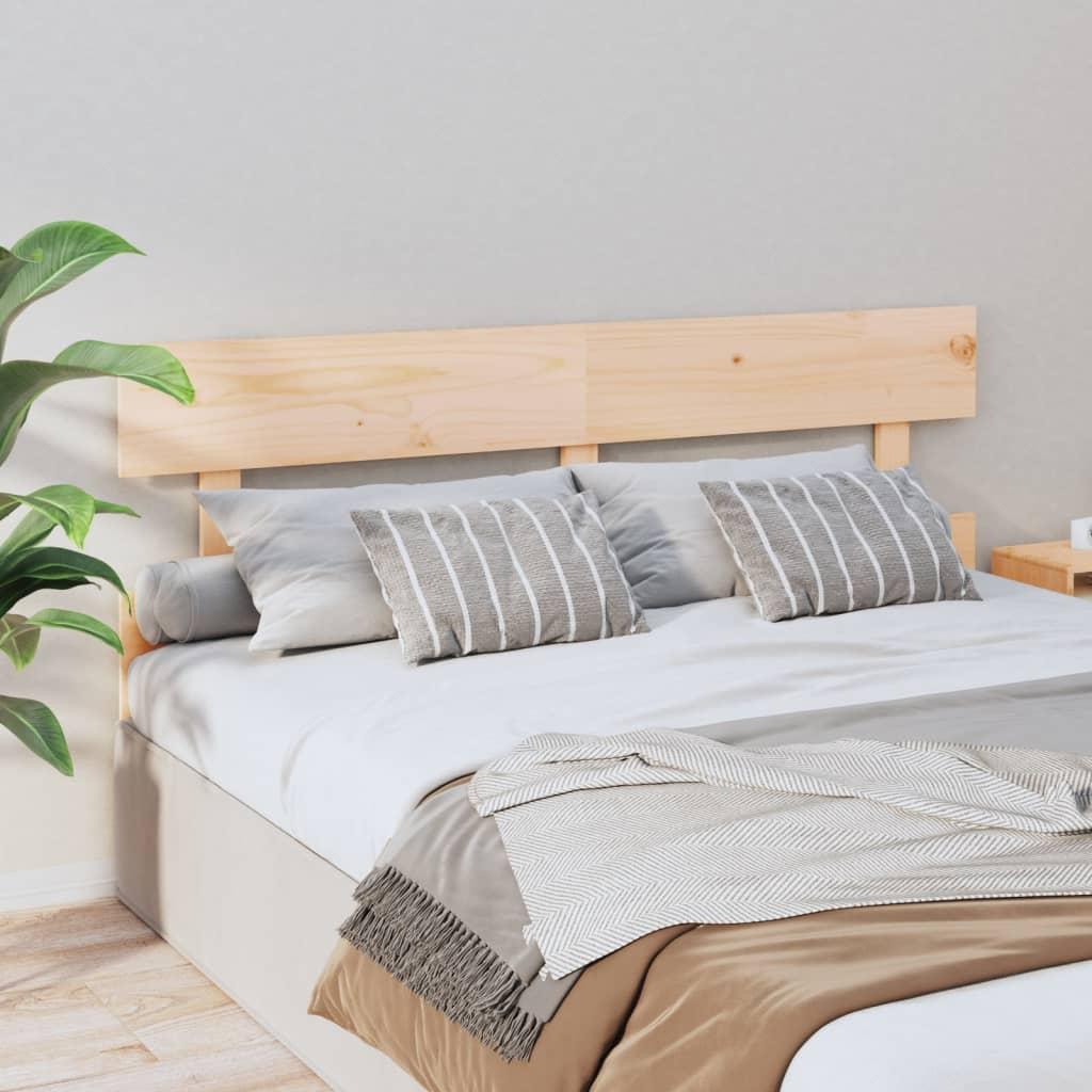 Bed Headboard 154 cm Solid Wood Pine