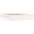 Bed Frame without Mattress with Drawers White 183x203 cm King